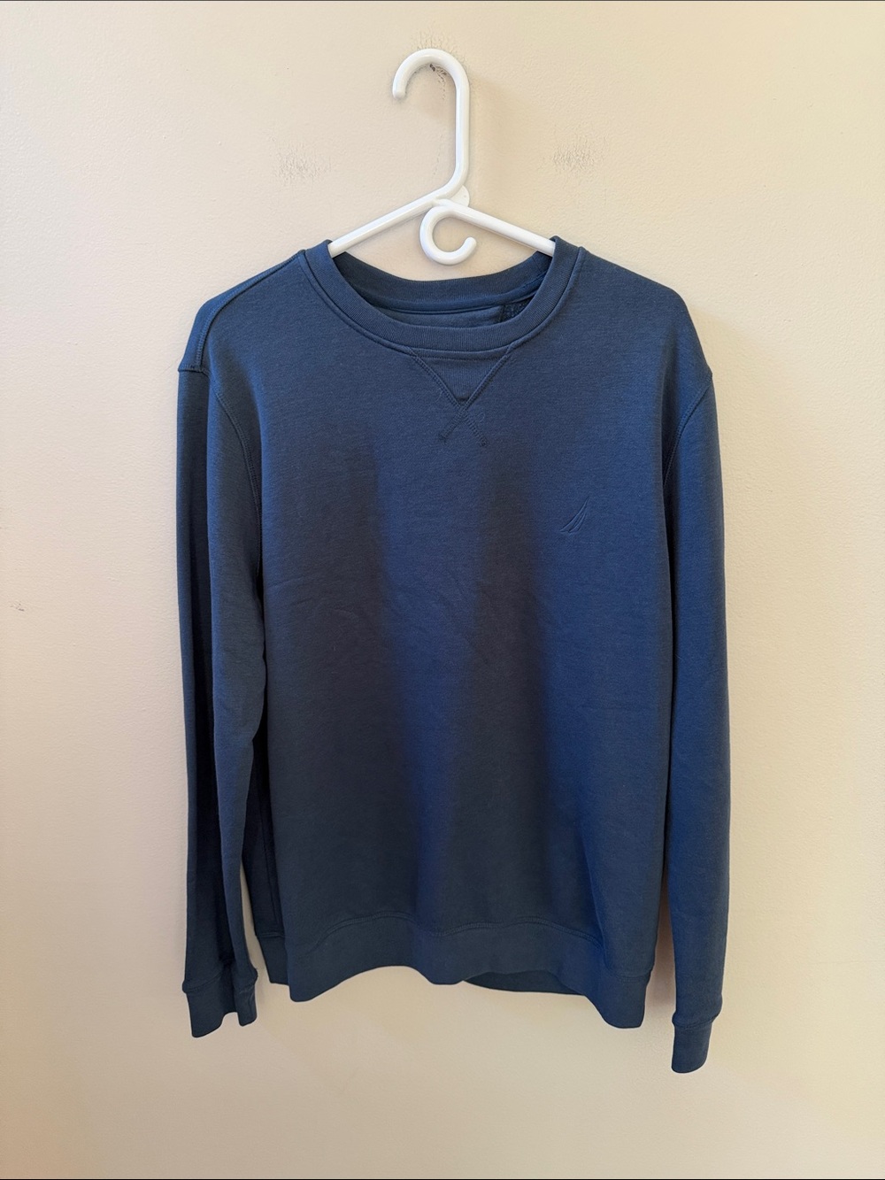 Nautica Men's Crewneck Sweatshirt - Navy, Slate Blue